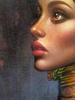 Ninni Pagano (1969) - Cyber- Regina di Bisanzio, Antiek en Kunst, Kunst | Schilderijen | Klassiek