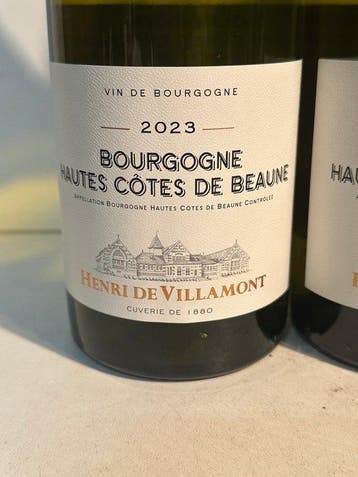 2023 Henri de Villamont Bourgogne Hautes Cotes de Beaune, Nieuw