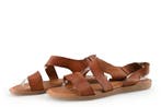 Hee Sandalen in maat 39 Cognac, Kleding | Dames, Overige kleuren, Verzenden, Sandalen of Muiltjes, Zo goed als nieuw