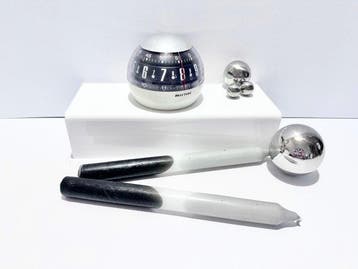 Wekker - Rhythm - Mid-century modern Plastic, Glas,