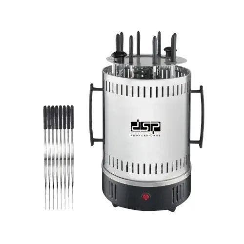DSP KB4010 Verticale Elektrische BBQ Grill 1500W | 360°, Maison & Meubles, Cuisine | Ustensiles de cuisine, Enlèvement ou Envoi
