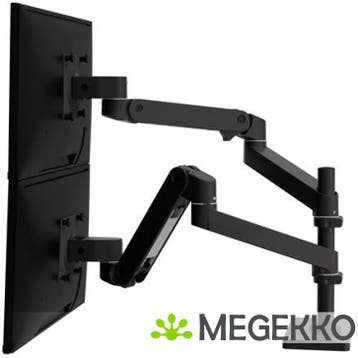 Ergotron LX Pro 27  Series 45-690-292 Dual Monitorarm Zwart, Verzenden, Nieuw