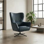 Leren draaifauteuil Leaf Duo, Huis en Inrichting, Fauteuils, Eigentijds, Klassiek, Modern, Romantisch, Vintage, Nieuw, Ophalen of Verzenden