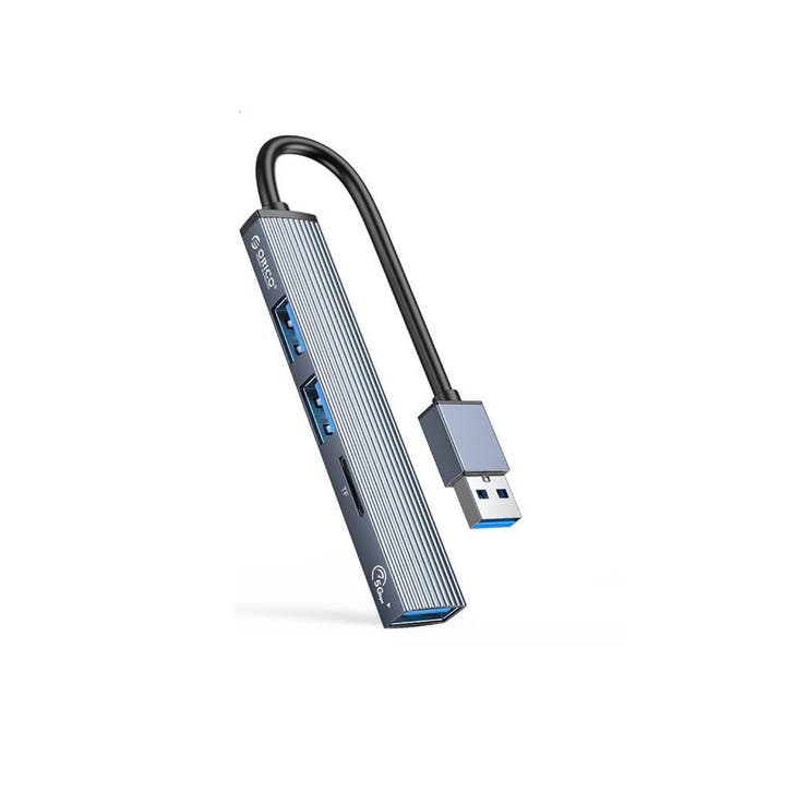 Orico USB-A 3.0 hub grijs, Informatique & Logiciels, Stations d'accueil, Enlèvement ou Envoi