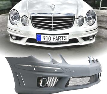 PARE CHOCS FRONTAL MERCEDES W211 06-09 LOOK AMG, Verzenden