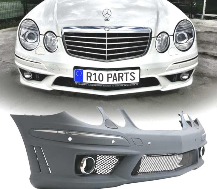PARE CHOCS FRONTAL MERCEDES W211 06-09 LOOK AMG, Autos : Pièces & Accessoires, Carrosserie & Tôlerie, Envoi