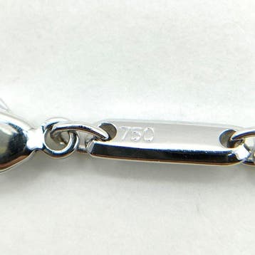 Chopard - Halsketting - 18 karaat Witgoud - gelukkige, Nieuw