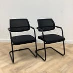 complete set van 2 stuks Sitland vergaderstoelen, zwart