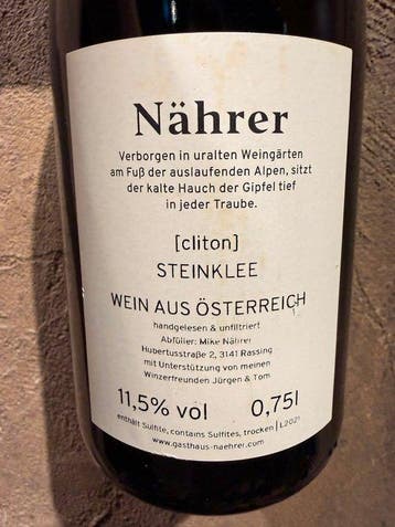 2021 Nährer, Steinklee - Neder-Oostenrijk - 6 Flessen (0.75, Nieuw