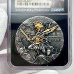 Niue. 5 Dollars Niue 2024 – Spartacus – 2 oz Silver coin –, Postzegels en Munten, Munten | Europa | Niet-Euromunten