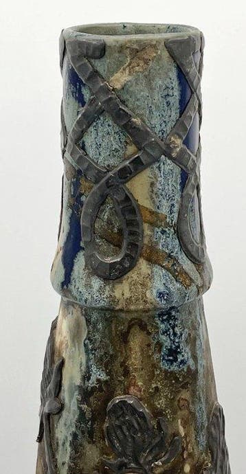 Jean Langlade - Vase - Terre cuite - Art Nouveau, Antiek en Kunst