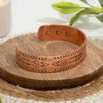 Koperen gezondheids-klemarmband met 6 magneten, zware, Ophalen of Verzenden