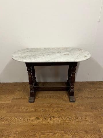 Vintage Marmeren Tafel (120x60cm) - T1546, Ophalen, Nieuw
