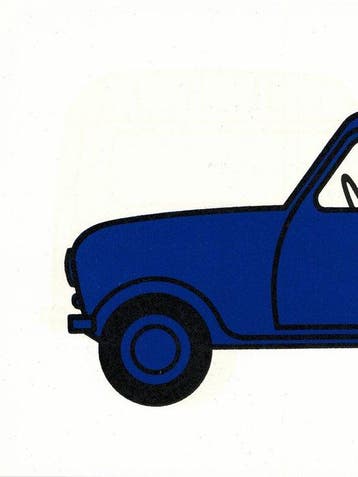 Jean-Pierre Raynaud (1939) - Renault 4 fourgonnette