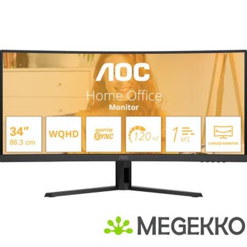 AOC B3 CU34B3E 34  Wide Quad HD 120Hz VA Monitor, Verzenden, Nieuw