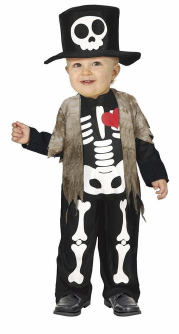 Halloween Kostuum Baby Skelet, Verzenden, Nieuw