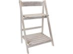 Veiling - Plantenrek Whitwash Hout Opvouwbaar 32X41X66 CM, Nieuw