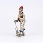 Pietro Sorini & Ilario Casi - Clown - Beeldje - .925 zilver