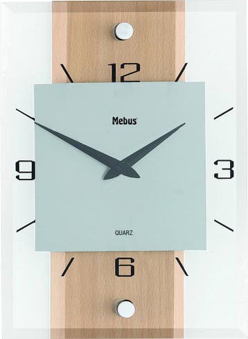 Classic Quartz Beech Wall Clock, Verzenden, Nieuw