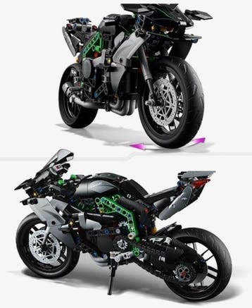 Lego Set - 42170 - Technic - Kawasaki Ninja H2R, Kinderen en Baby's, Nieuw