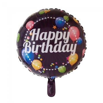 Helium Ballon Happy Birthday Ballonnen 45cm leeg, Hobby en Vrije tijd, Verzenden, Nieuw