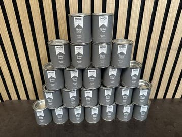 Veiling - 24x Moodpaints Krijtverf Petrol Grey  100ML, Nieuw