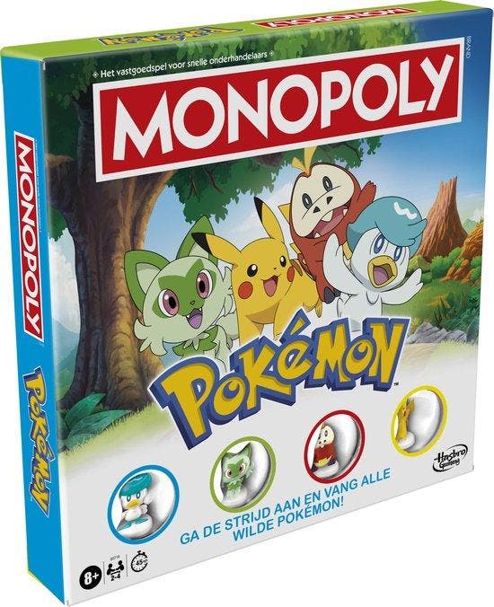 Monopoly Pokémon Editie - Bordspel - Gezelschapsspel, Kinderen en Baby's, Speelgoed | Kinderpuzzels, Nieuw, Verzenden