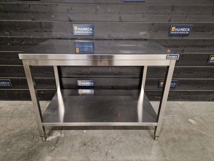 Werkbank | werktafel | RVS | 120cm | horeca, Articles professionnels, Horeca | Mobilier & Aménagement