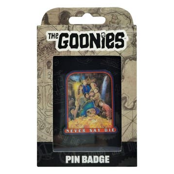 The Goonies Pin Badge 40th Anniversary Never Say Die, Verzamelen, Ophalen of Verzenden, Nieuw