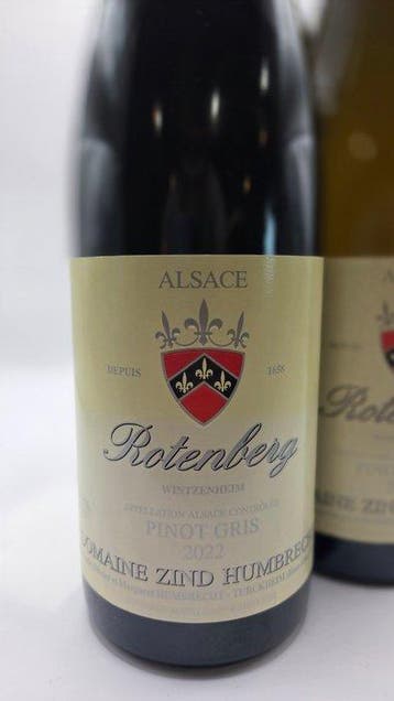 2022 Domaine Zind Humbrecht Rotenberg - Elzas - 3 Flessen, Verzamelen, Nieuw