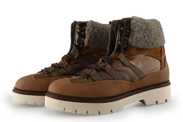 Scotch &amp; Soda Enkellaarzen in maat 41 Bruin, Kleding | Dames, Bruin, Verzenden, Lage of Enkellaarzen, Zo goed als nieuw