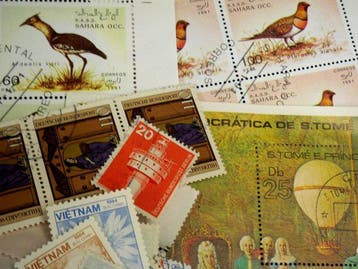 Wereld - Duizenden wereldwijde en Duitse postzegels uit de
