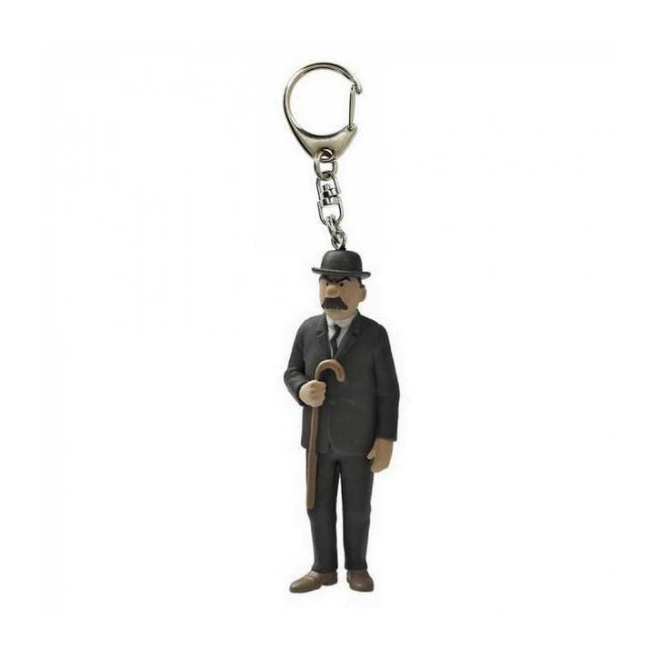 Kuifje PVC Sleutelhanger Janssen Wandelstok 6 cm, Collections, Personnages de BD, Enlèvement ou Envoi
