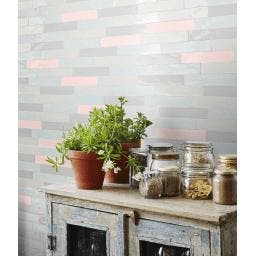 Wandtegel Gazzini Harmony Mint Handvorm Grijs Glans 7,5x30, Doe-het-zelf en Bouw, Nieuw, 20 tot 40 cm, 10 m² of meer, Wandtegels