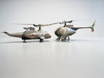 Japanese XL Hughes & Sikorsky Chopper Table Lighter – 1970s