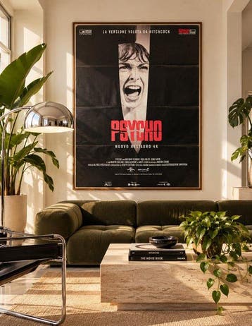 120x160 cm Alfred Hitchcock - Psyco, Collections