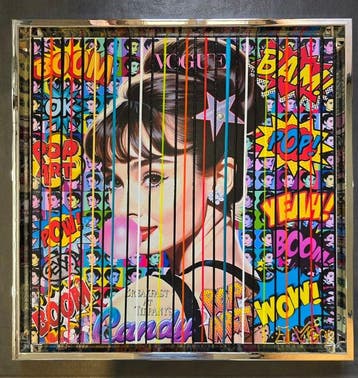 Elmago - Audrey Hepburn pop bubble 2 codebarre (large)