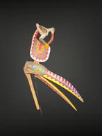 Sculpture bozo héron 100 cm - marionnette complète bozo du, Antiquités & Art