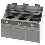 Friteuse | SANTANA | Propaangas | 13+18+18L | 49kW |, Verzenden