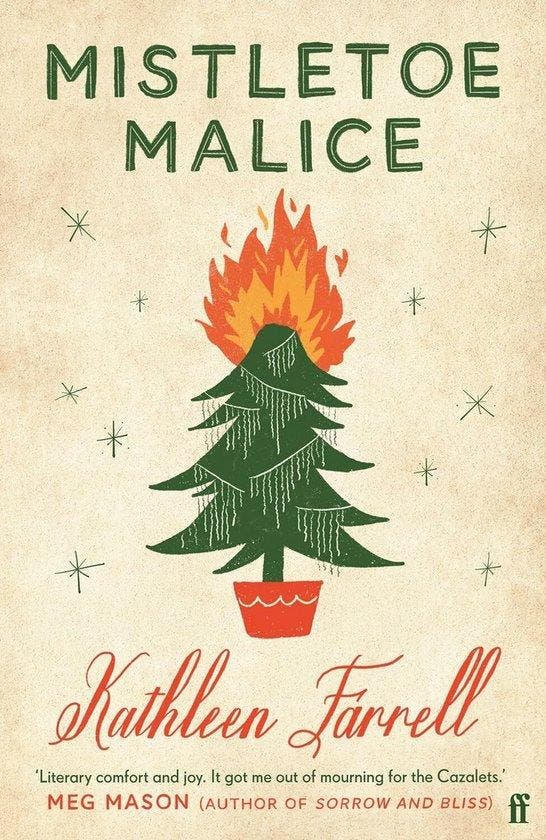 Mistletoe malice 9780571378265 Kathleen Farrell, Livres, Langue | Anglais, Envoi