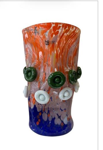 Filippo Maso, tributo a gaudí - Vaas - Murano-glas -