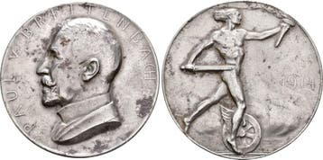 Eisenmedaille auf Paul von Breitenbach 1914 Preussen Prui..., Verzenden