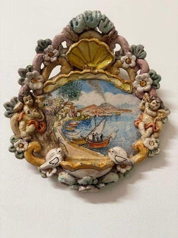 Bénitier - XXe siècle - Napoli - 26 cm
