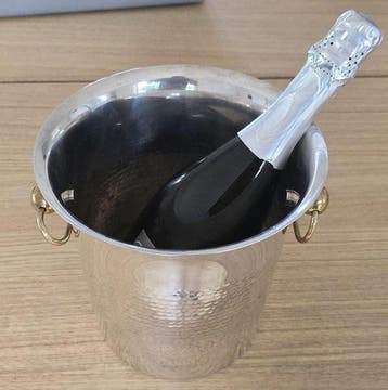 20th century silverplated champagne cooler - Champagne