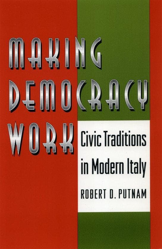 Making Democracy Work 9780691037387 Putnam, Boeken, Taal | Engels, Zo goed als nieuw, Verzenden