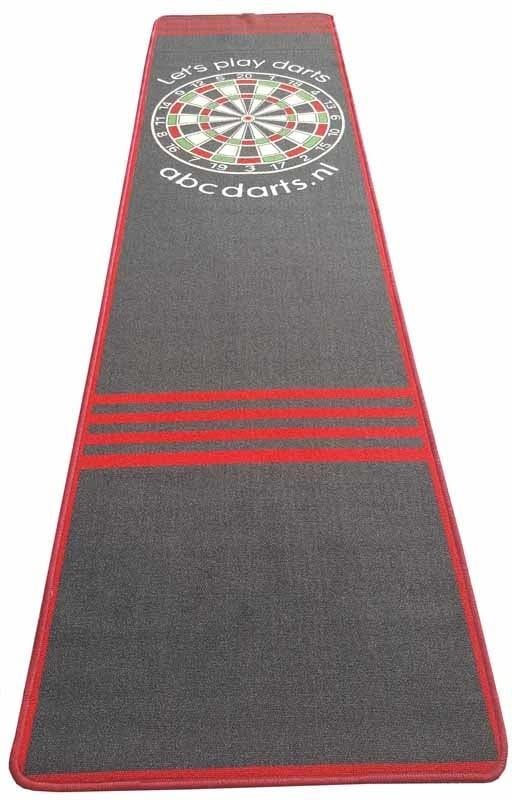 ABC Darts – Dartmat tapijt antracite XXL - 80 x 300 cm, Sport en Fitness, Darts, Overige typen, Nieuw, Ophalen of Verzenden