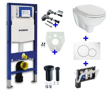 Geberit UP-320 + toiletblokhouder + Trevi O.P. + Sigma 01, Ophalen of Verzenden