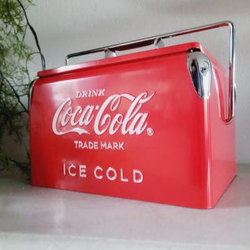 Coca-Cola - Reclamebord - Koelbox - Metaal