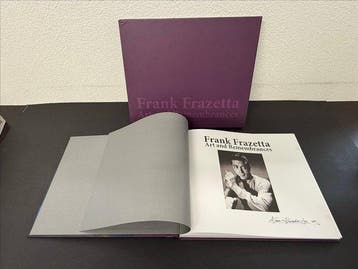 Frank Frazetta - 3 Limited and Rare Art Books - Signed Frank, Nieuw