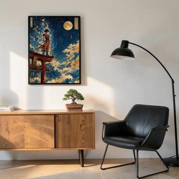 Naro - Canvas [XL] - The Path of the Saiyan Sage - Goku, Nieuw